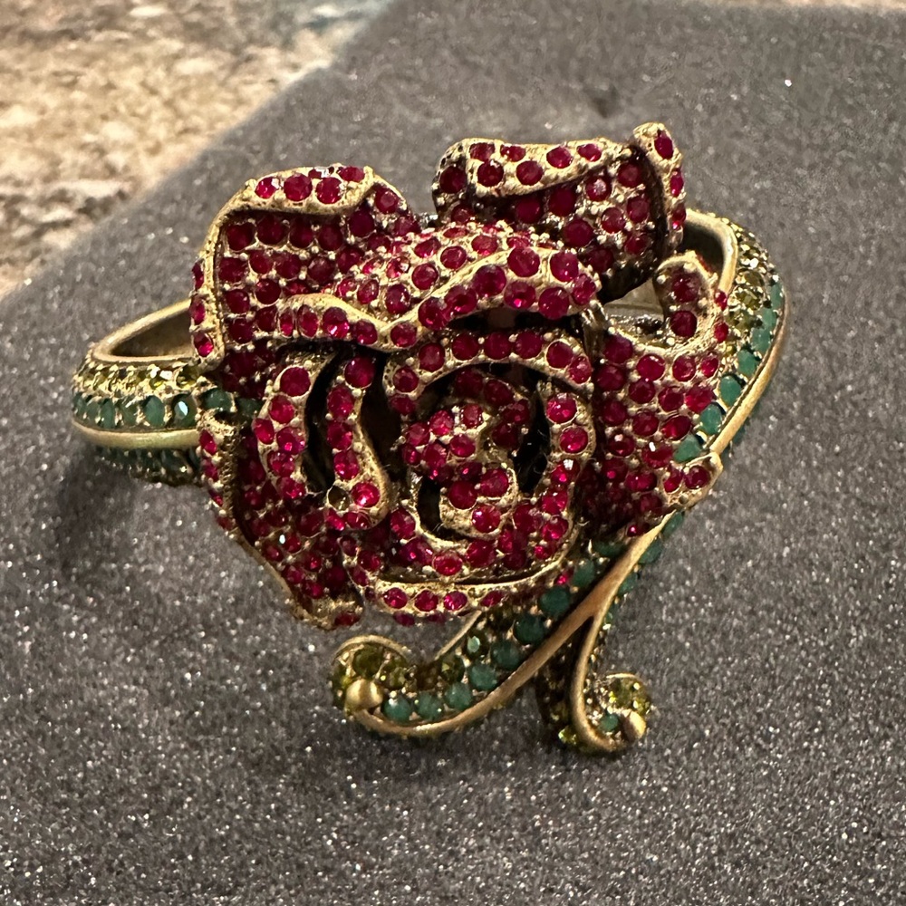 Heidi Daus Rose cuff bracelet